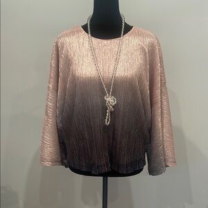 Elegant Women's Ombre Top Anthropologie small pullover